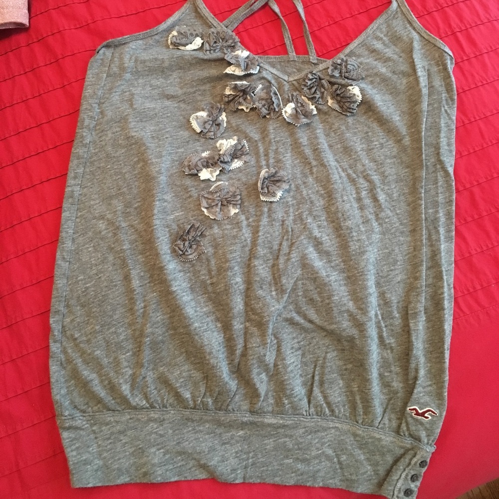 Grey Hollister Tank Top
