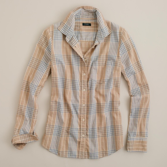 J.Crew Plaid Boyshirt - Picture 5 of 5