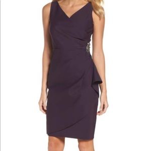Sleeveless Side Ruched Evening Dress