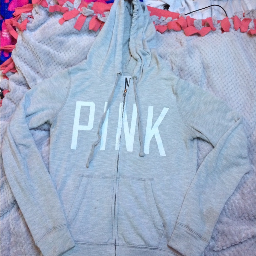 Victoria's Secret Love Pink zip up hoodie