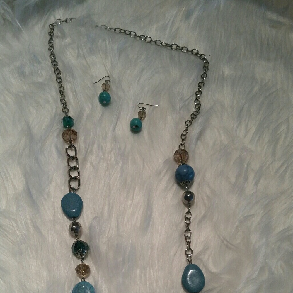 Necklace + Earrings + Bracelet