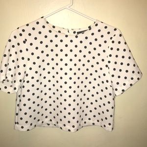 Spunky polka dot blouse