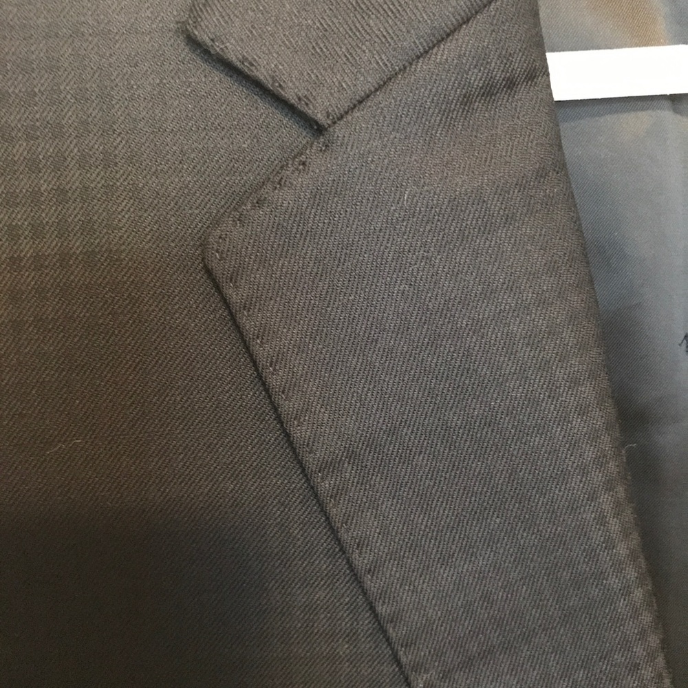 Versace collection Wool Sports Tonal Check Jacket