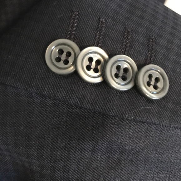 Versace collection Wool Sports Tonal Check Jacket - Picture 5 of 8