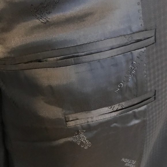 Versace collection Wool Sports Tonal Check Jacket - Picture 7 of 8