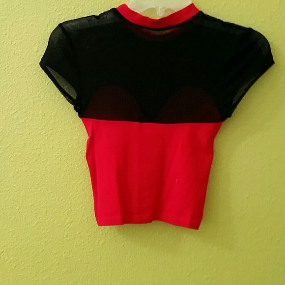 Bebe mock neck crop top - Picture 4 of 4