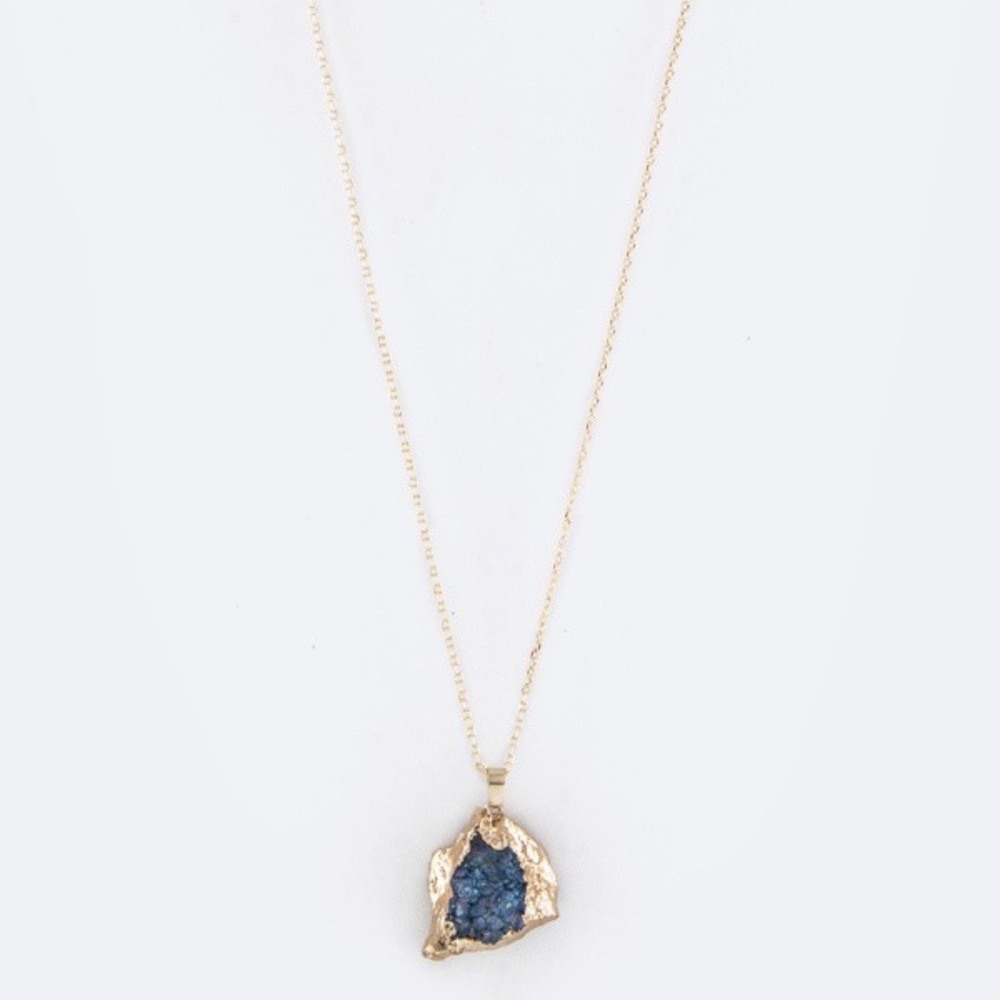 Druzy Blue Necklace