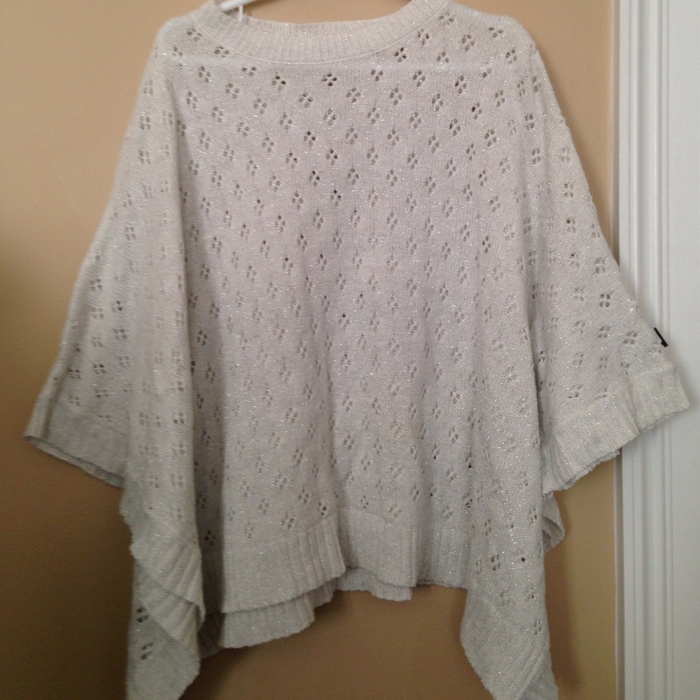 Medium Girls DKNY sweater poncho