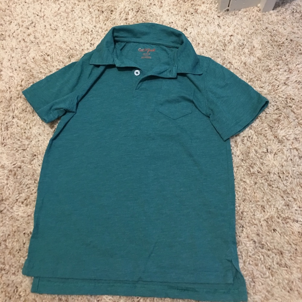 Cat & Jack Polo- XS (4/5) Green