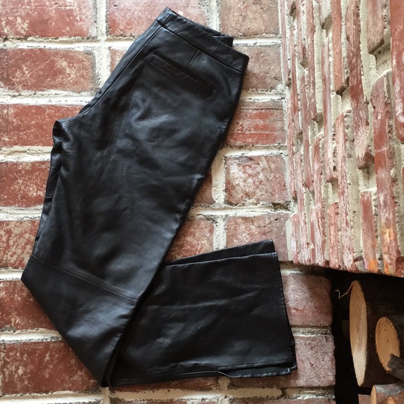 100% leather bootcut pants - Picture 7 of 7