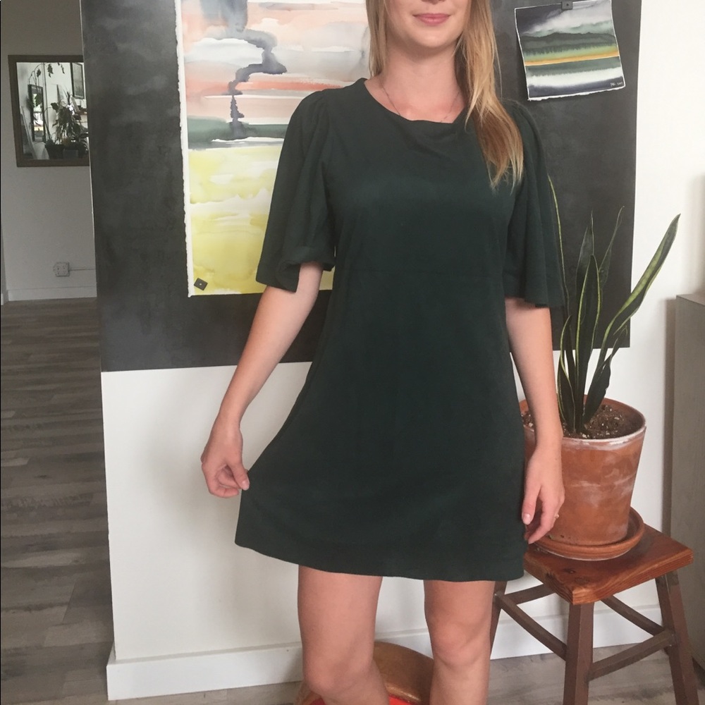 Zara "Velvet" Forrest Green Dress