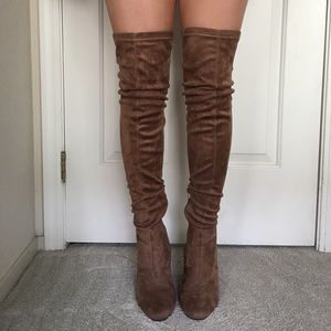 Thigh high fall boots! ONLY WORN 3 times!
