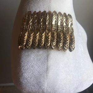 Gold colored bracelet