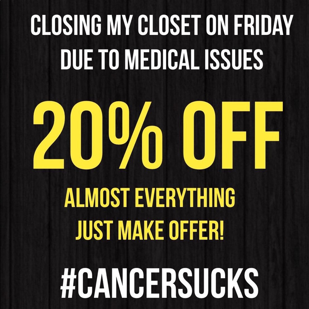 Cancer Fundraiser Moving Sale
