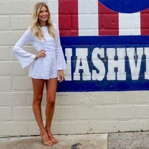 Guess Cara Crochet Romper