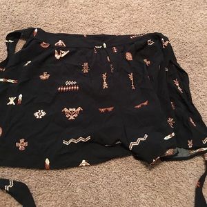 Tribal Print Shorts