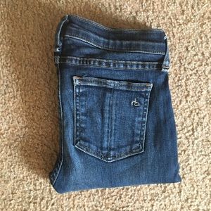 Rag & Bone dark blue skinny jeans