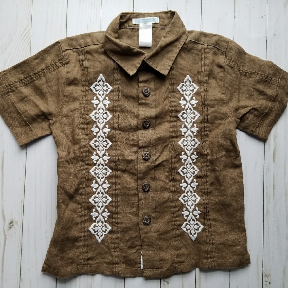Janie and Jack Linen Shirt