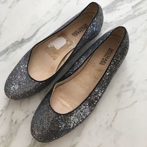 Michael kors sparkly flats