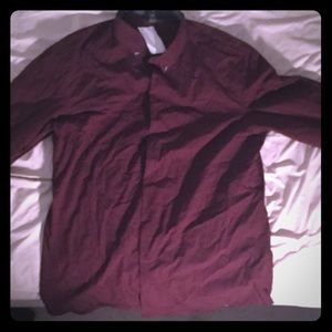 KENNETH COLE REACTION SUPER SLIM FIT PURPLE SHIRT