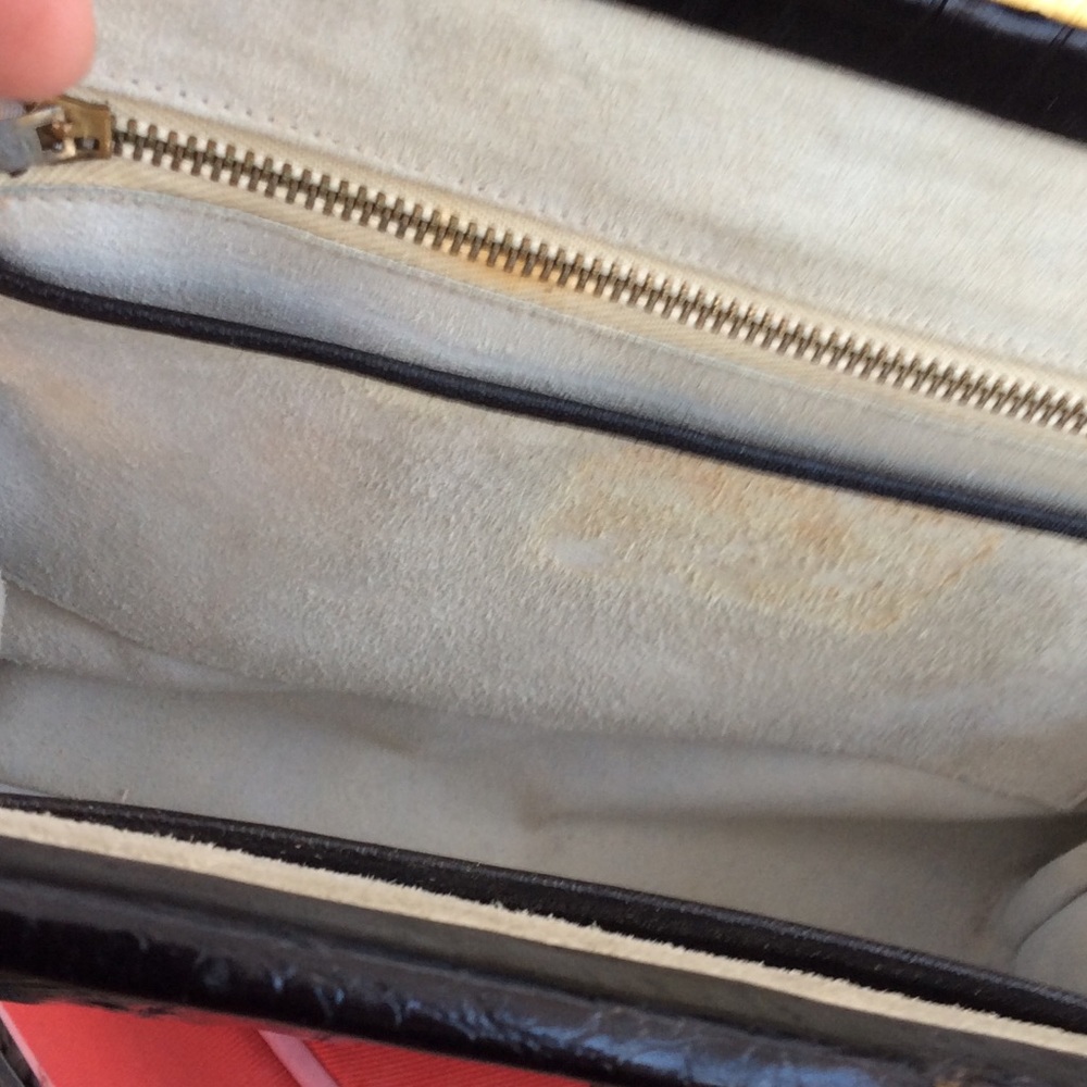 Gucci Alligator vintage black bag very rare - Picture 8 of 8