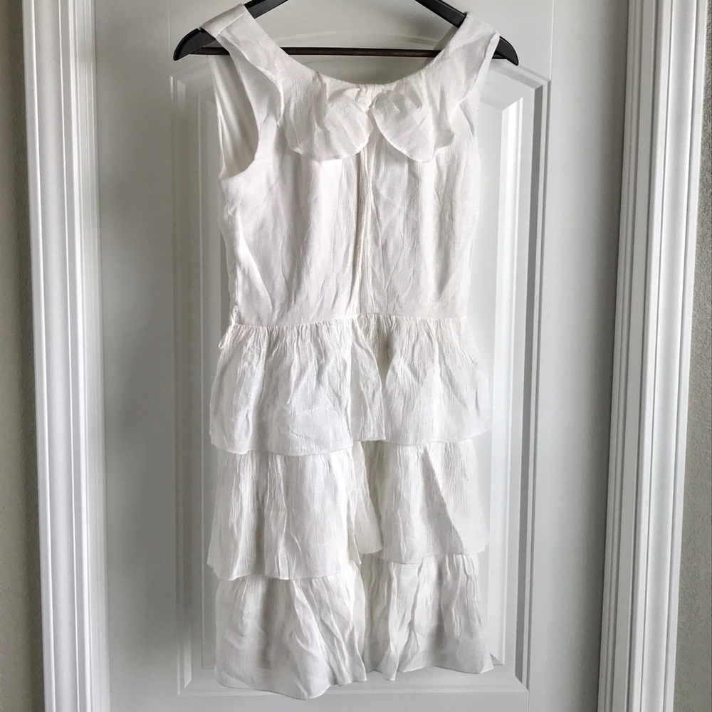 Perfect White, Tiered, Gauze Dress- NWT!!