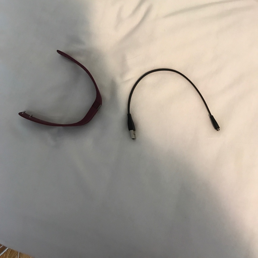 Maroon Fitbit