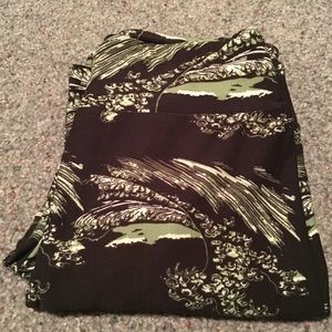 Ocean Waves Lularoe OS Leggings