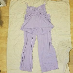 VS Purple Pajama Set Size Large