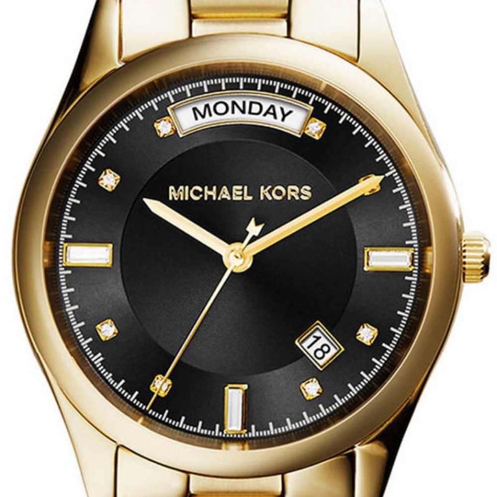 NEW Michael Kors Colette Gold-Tone Watch 33mm