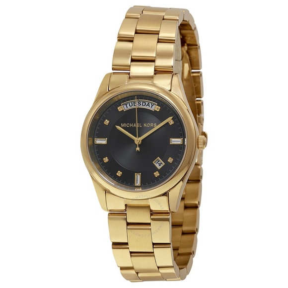 NEW Michael Kors Colette Gold-Tone Watch 33mm