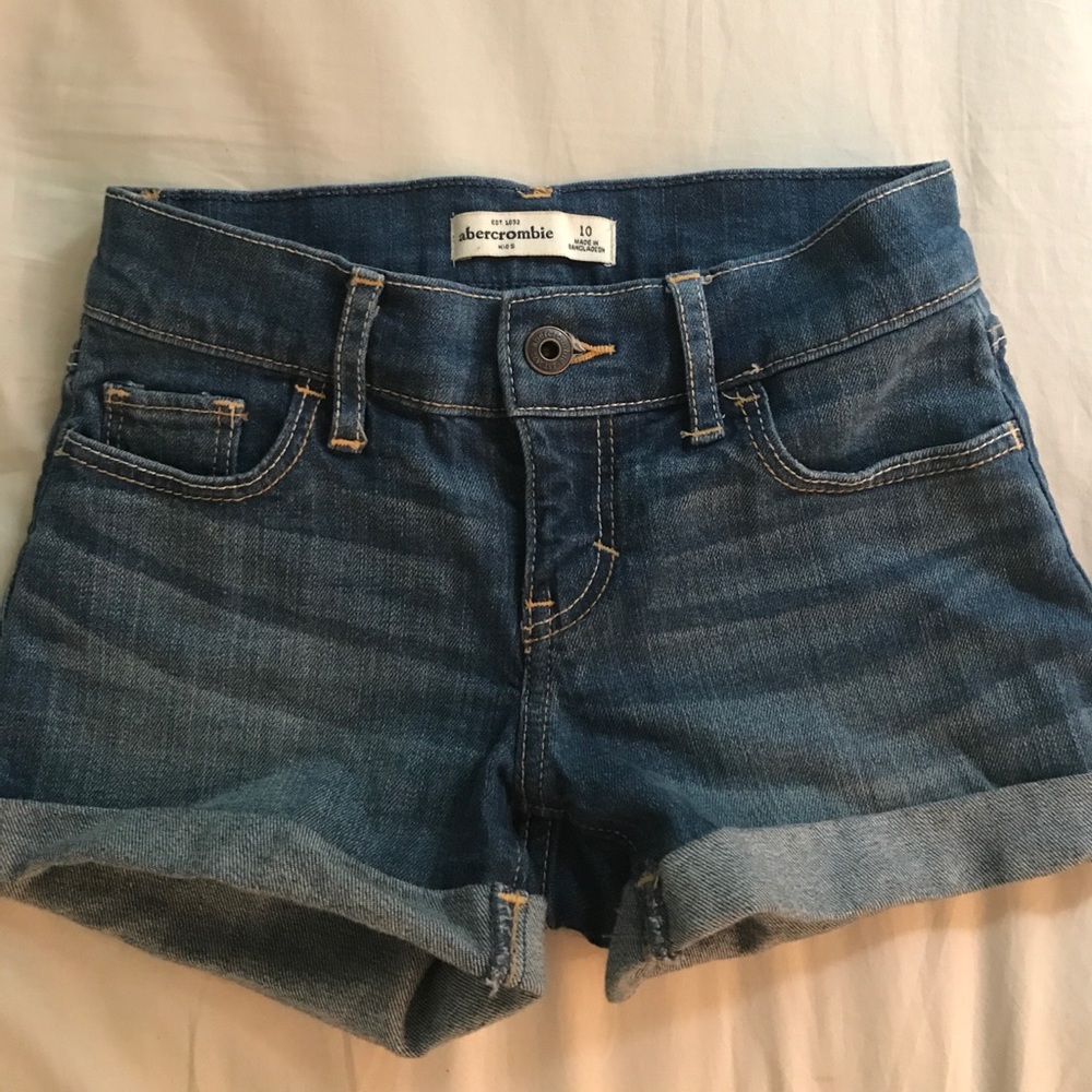 Abercrombie Kids Denim Short Shorts