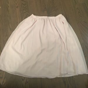Pink GAP midi ballerina skirt