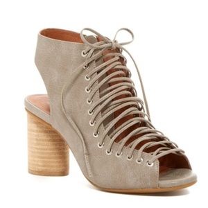 Jeffrey Campbell lace up booties