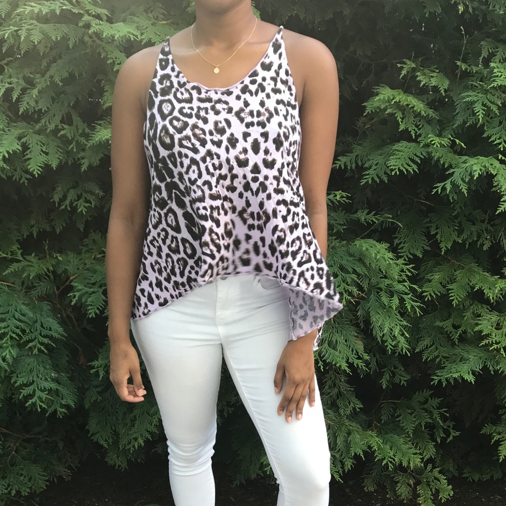 Sale!! Purple leopard print top