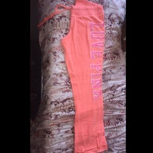 VS Pink Bootcut Sweatpants