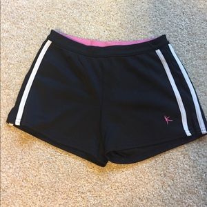 Black athletic shorts