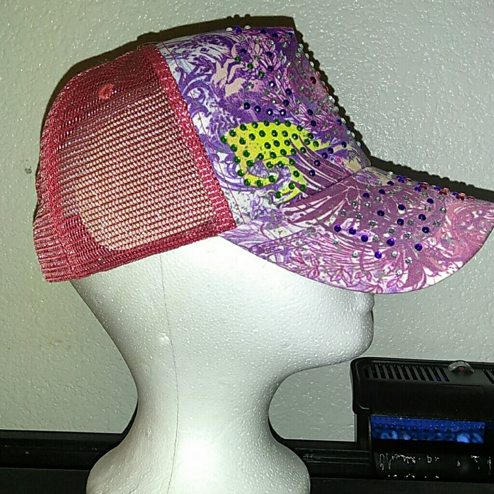 Stylish rhinestone baseball cap - Picture 2 of 3