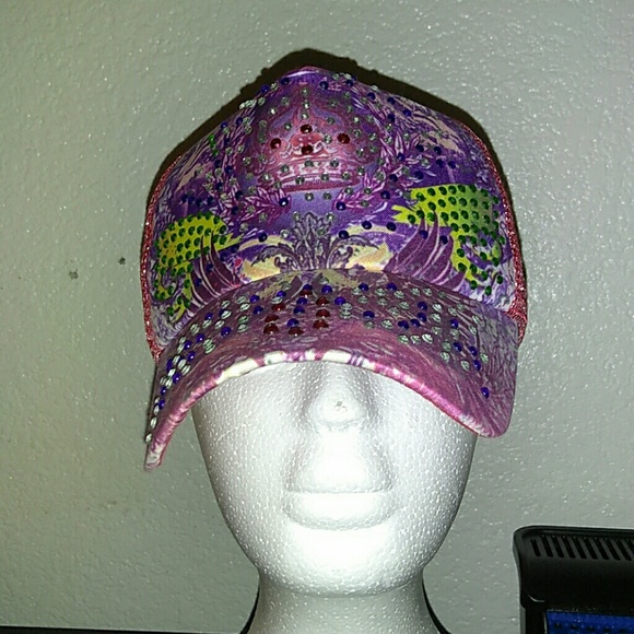 Accessories - Stylish rhinestone baseball cap