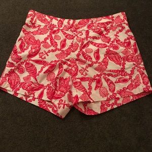 Lilly Pulitzer Hotty Pink Seashell Callahan Shorts