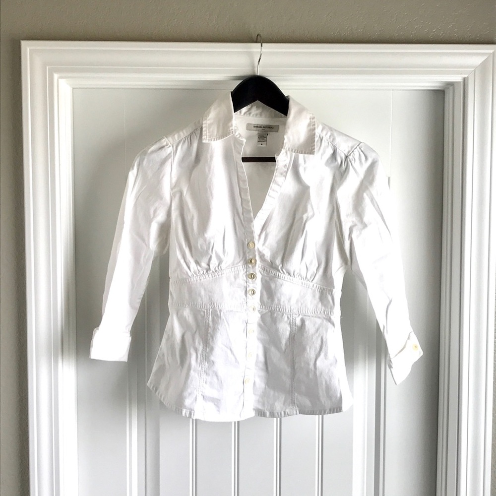 Cute Banana Republic Fitted Work Shirt