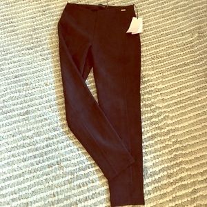 Ivanka Trump Black Velvet Leggings