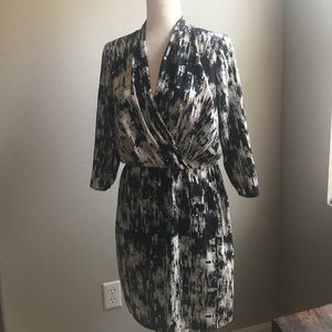 Black and white dress