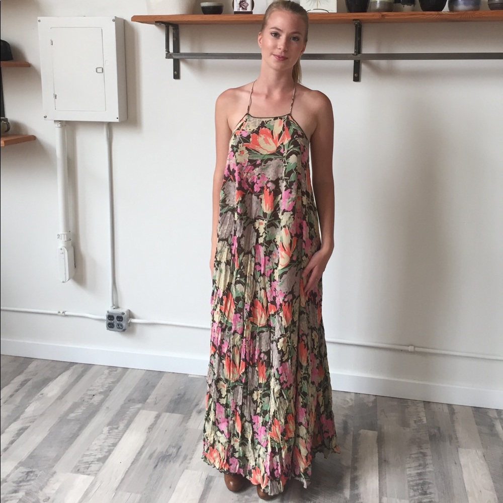 Free People Floral Maxi Dress