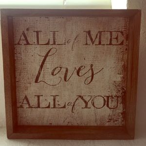 Wedding (or for the home) Love Decor