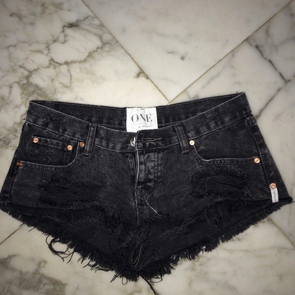 cheetah pocket print trashwhore jean shorts - Picture 3 of 5