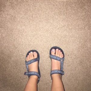 Blue Tribal Tevas