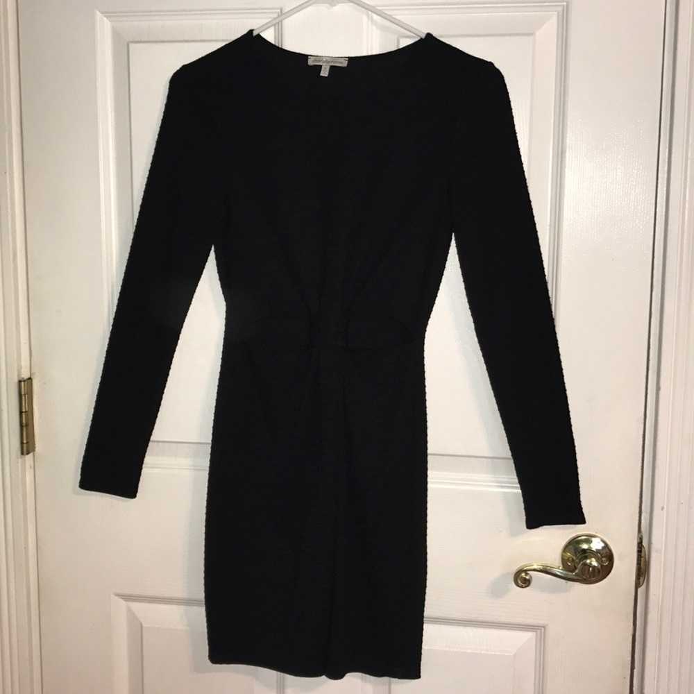 Charlotte Russe black long sleeve dress
