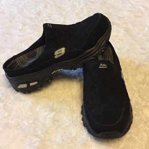 Skechers slip on mules sneakers