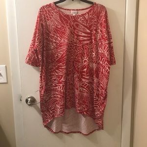 Lularoe medium red and white Irma!